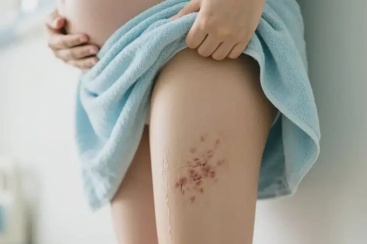 產(chǎn)婦大腿上起濕疹可不可以徹底自愈(圖1)