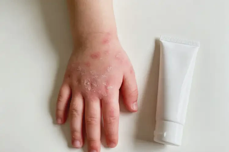 小孩手上长湿疹能靠自己自愈吗(图1)