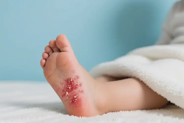 小兒腳上起濕疹不管它會自己好嗎(圖4)