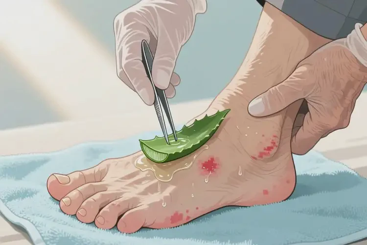 高齡老人腳上偶爾起濕疹能徹底自愈嗎(圖2)