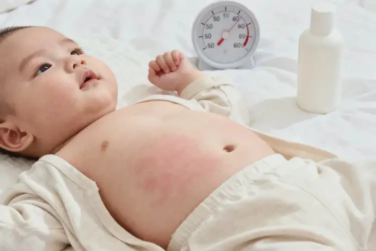 嬰兒肚子長(zhǎng)濕疹可不可以徹底自愈(圖3)