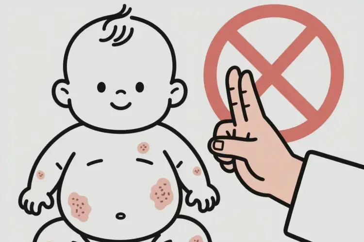 新生兒肚子容易起濕疹不管它會自己自愈嗎(圖2)