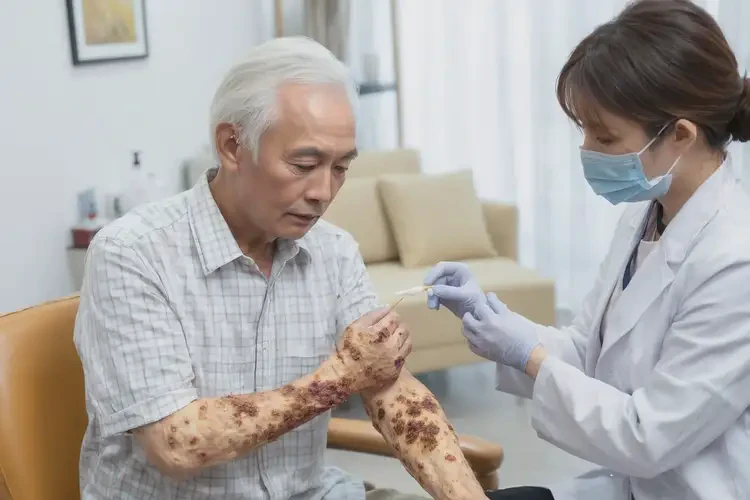 老年人四肢有濕疹不管它會自己自愈嗎(圖2)