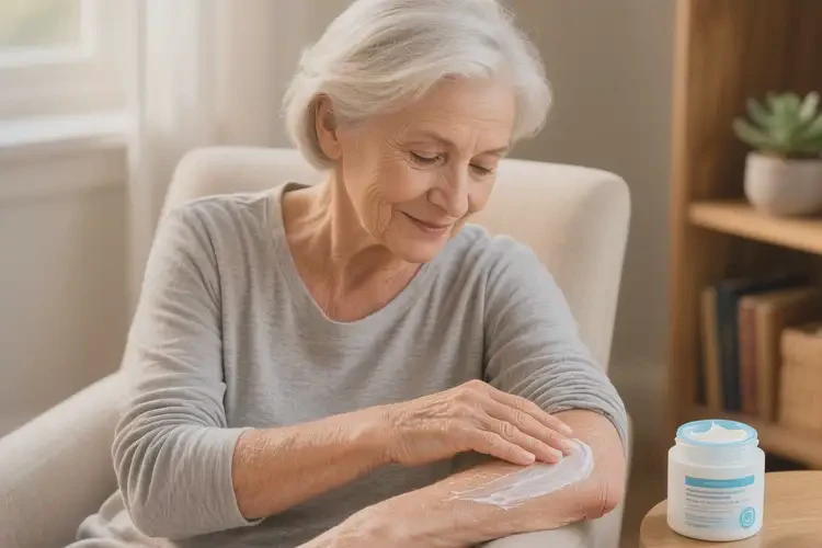 老年人身上出濕疹不管它會(huì)自己痊愈嗎(圖1)