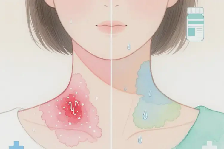 女生脖子上容易起濕疹可不可以徹底自愈(圖3)