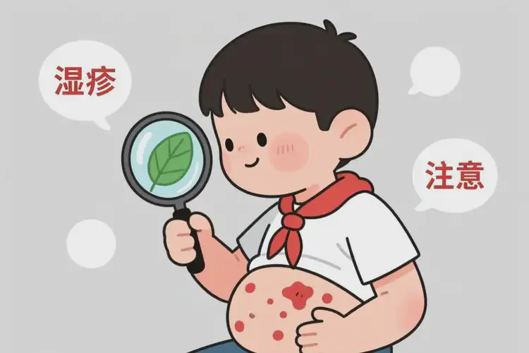 小学生肚子容易长湿疹可以彻底自愈吗(图1)