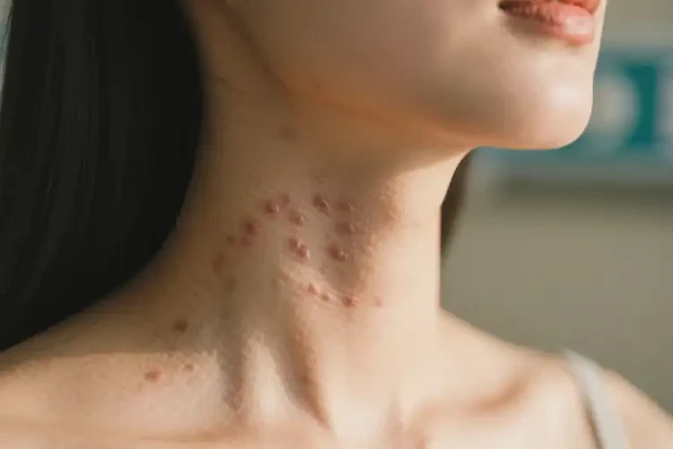 女人脖子上出現(xiàn)濕疹可不可以徹底自愈(圖4)