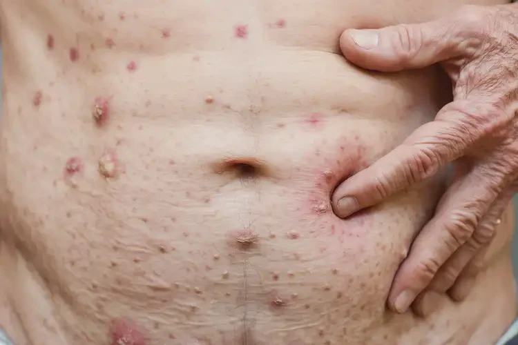 老年人肚子上長(zhǎng)濕疹可以徹底自愈嗎(圖4)