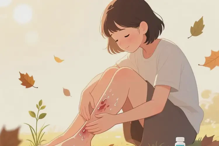 女生小腿经常长湿疹不管它会自己自愈吗(图3)