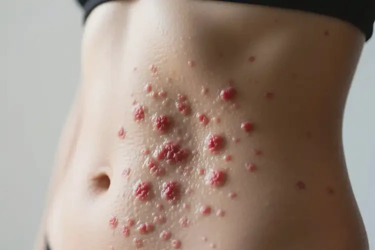 女性肚子長(zhǎng)濕疹不管它會(huì)自己好嗎(圖3)