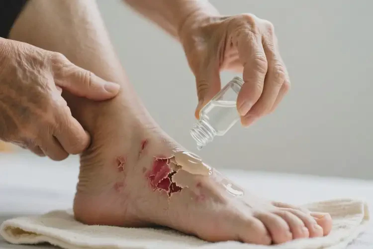 高齡老人腳上出濕疹能夠徹底治愈嗎(圖3)