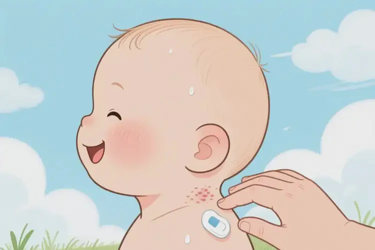 小兒脖子長濕疹可不可以徹底自愈(圖4)