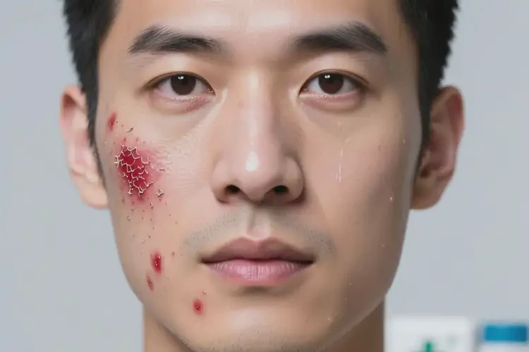 男性臉上容易長濕疹不管它會自己自愈嗎(圖2)