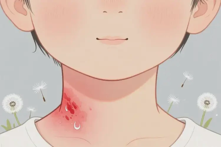 兒童脖子上出現(xiàn)濕疹可不可以徹底自愈(圖1)