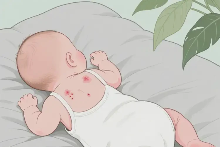 新生儿身上偶尔长湿疹能彻底自愈吗(图3)