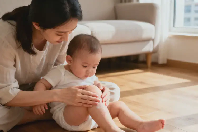 宝宝大腿上经常长湿疹可以彻底自愈吗(图4)