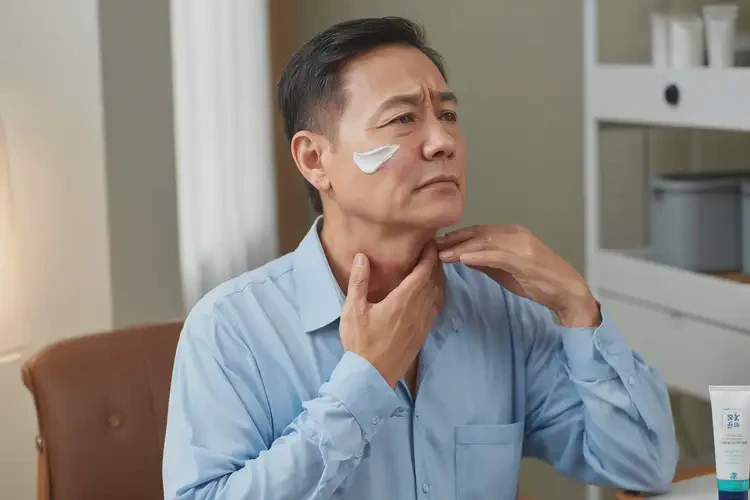 男性脖子上容易起濕疹不管它會(huì)自己自愈嗎(圖2)