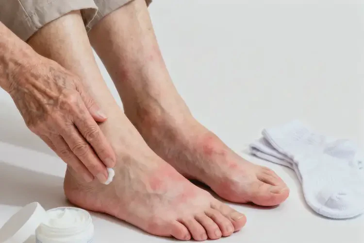 老年人腳上長濕疹能不能徹底自愈(圖4)