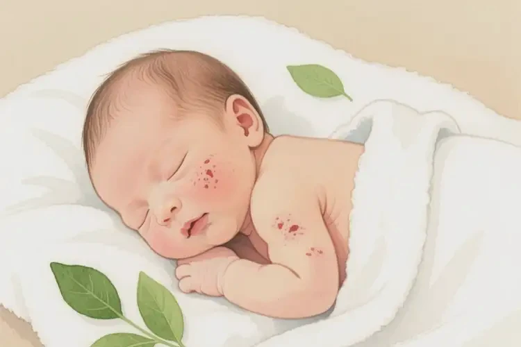 新生兒身上出濕疹能靠自己自愈嗎(圖4)