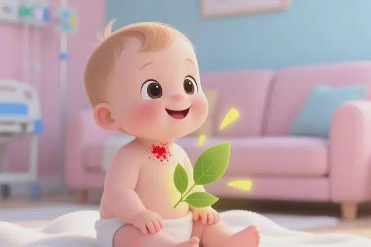 幼儿脖子上出湿疹能彻底自愈吗(图4)