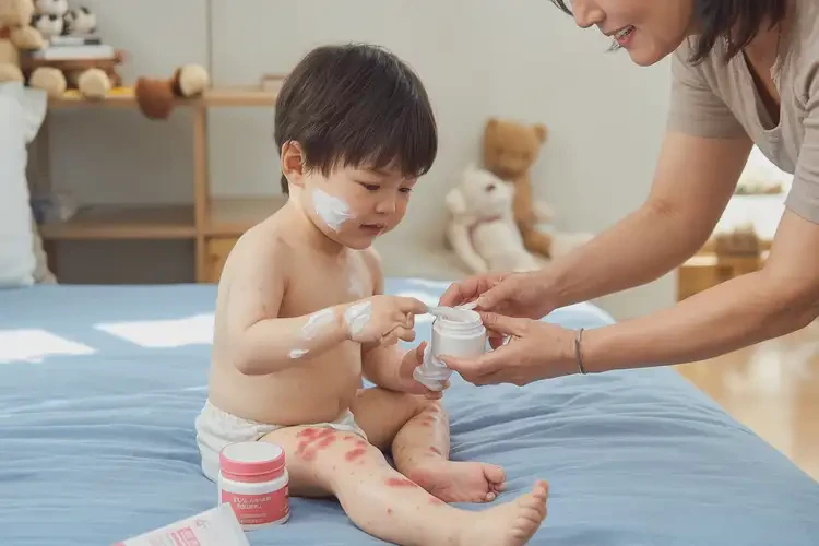 少兒四肢容易起濕疹可以徹底自愈嗎(圖3)