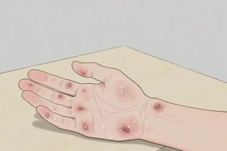 男生手上出濕疹不管它會(huì)自己痊愈嗎(圖3)