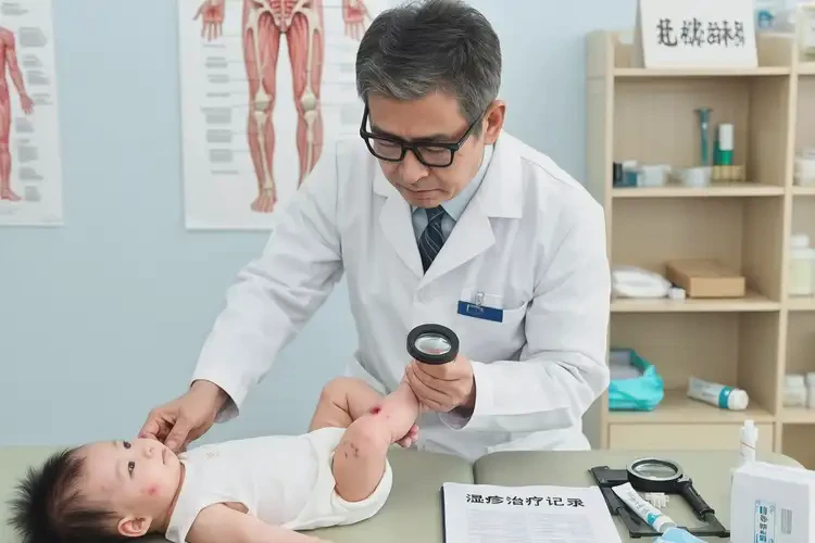 寶寶大腿上容易起濕疹能徹底自愈嗎(圖1)