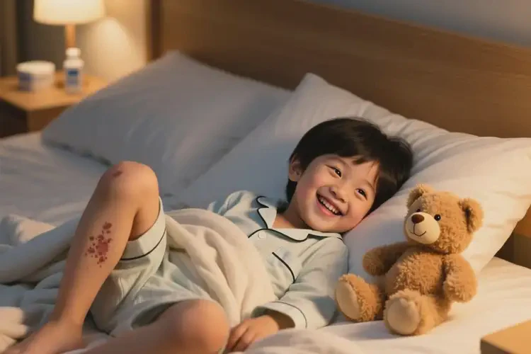 小孩大腿上有濕疹能徹底自愈嗎(圖2)