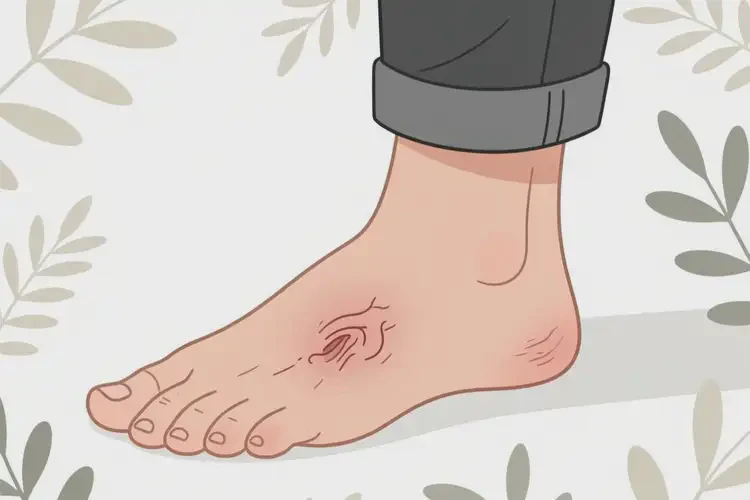 男人腳上出濕疹能徹底自愈嗎(圖1)