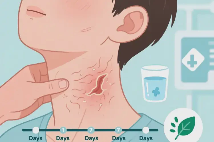 青少年脖子上長(zhǎng)濕疹能夠徹底治愈嗎(圖1)