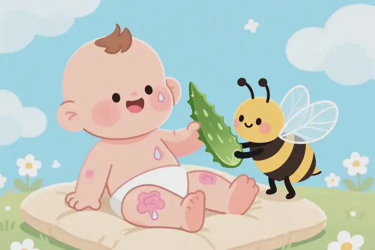 寶寶大腿有濕疹能夠徹底治愈嗎(圖2)