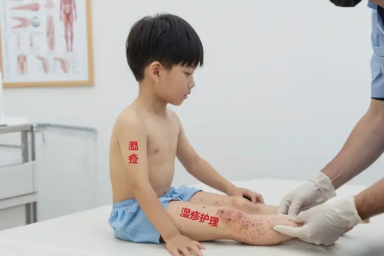 兒童大腿經(jīng)常起濕疹不管它會(huì)自己自愈嗎(圖4)