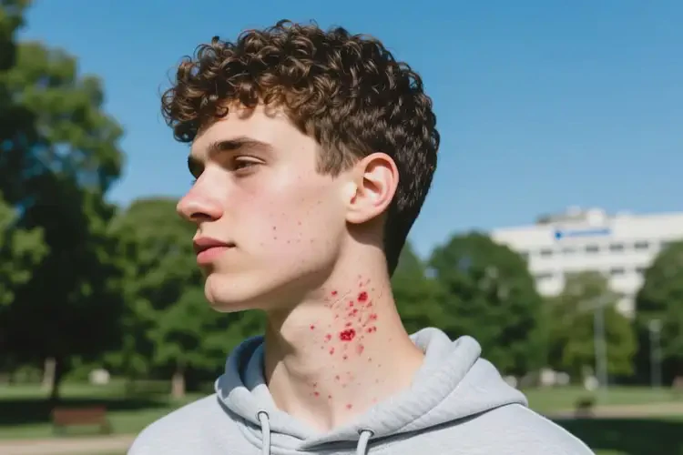 青年人脖子上經(jīng)常起濕疹能不能徹底自愈(圖1)