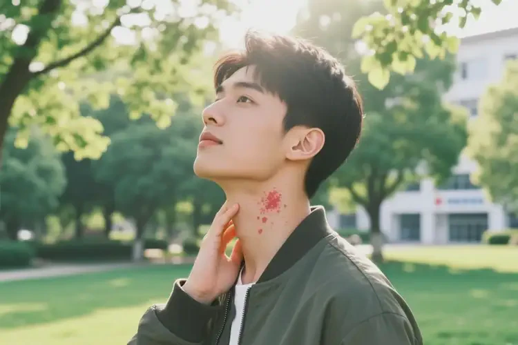 青年人脖子上起濕疹能不能徹底自愈(圖3)