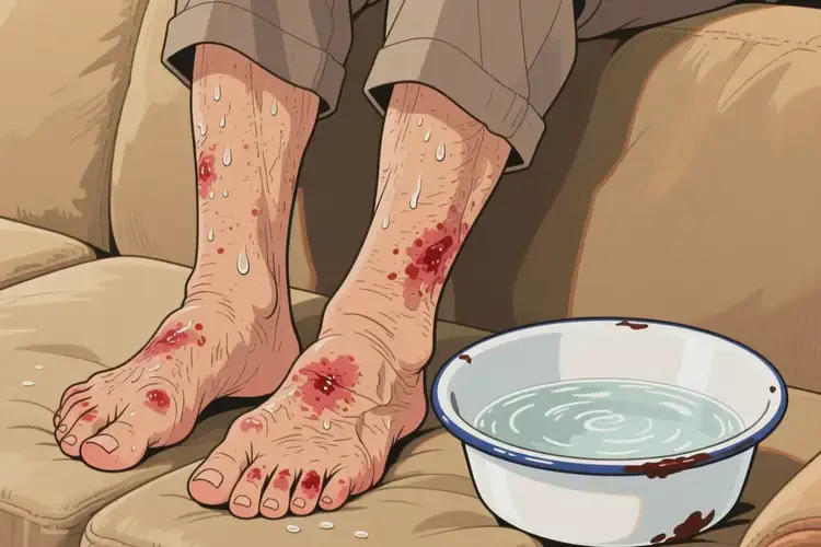 老年人四肢容易起濕疹不管它會(huì)自己自愈嗎(圖1)