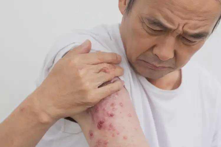 男人身上有湿疹不管它会自己自愈吗(图1)