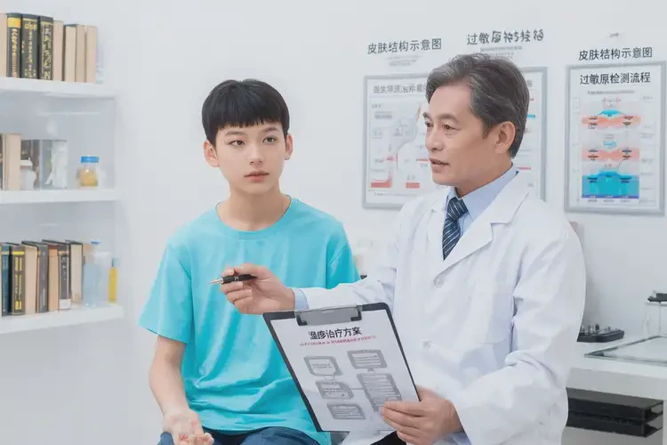 青少年肚子上出現(xiàn)濕疹可以徹底自愈嗎(圖2)