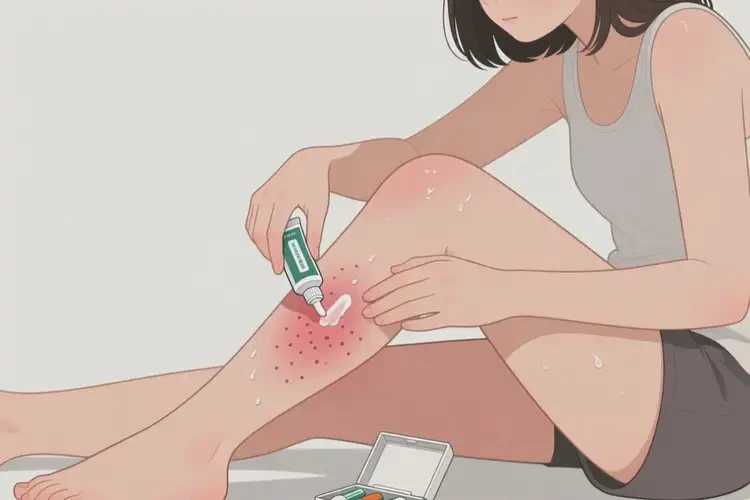 女生小腿上起濕疹能夠徹底治愈嗎(圖2)