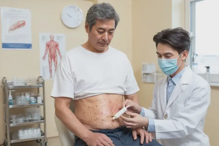 男性肚子偶爾長(zhǎng)濕疹能夠徹底治愈嗎(圖3)