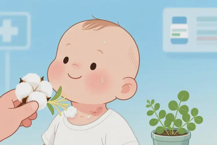 寶寶脖子上偶爾長(zhǎng)濕疹不管它會(huì)自己好嗎(圖4)