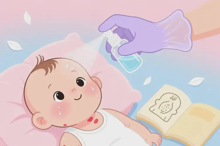 少兒脖子上出現(xiàn)濕疹不管它會自己好嗎(圖2)