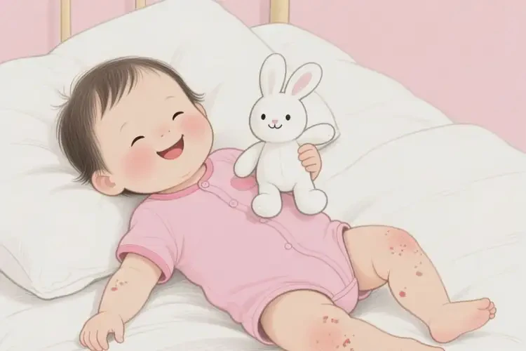 少兒四肢偶爾長濕疹能靠自己自愈嗎(圖1)