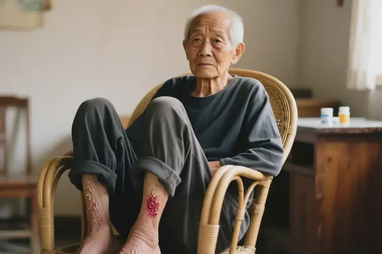 高齡老人小腿有濕疹不管它會自己好嗎(圖4)