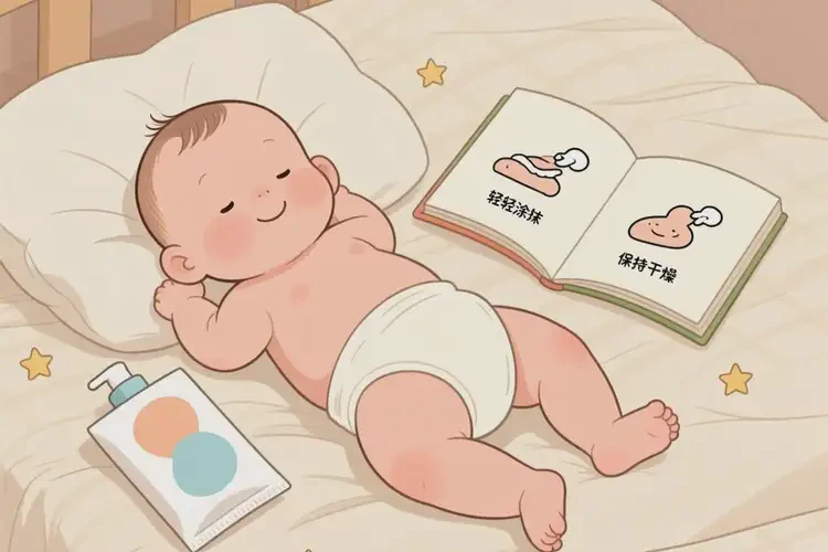 少儿大腿上长湿疹不管它会自己好吗(图1)