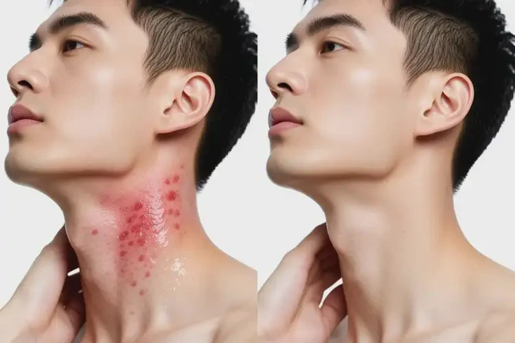 男性脖子經(jīng)常起濕疹能夠徹底治愈嗎(圖1)