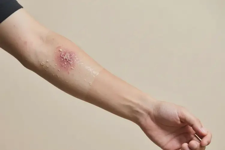 男生手臂長(zhǎng)濕疹可以徹底自愈嗎(圖3)