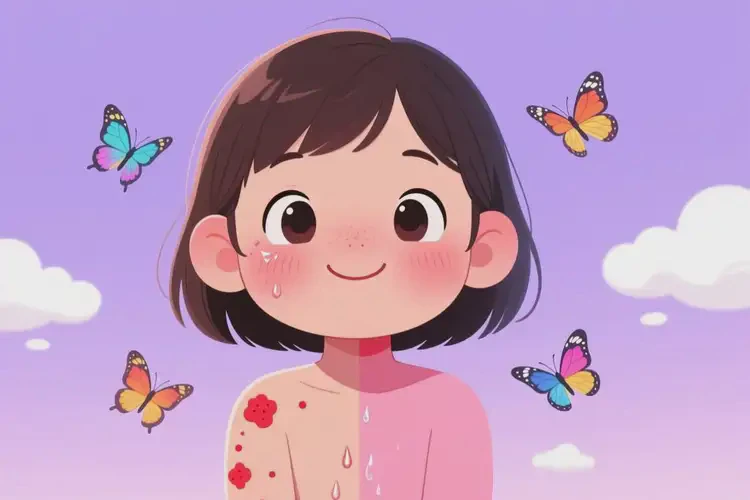 兒童脖子上出現(xiàn)濕疹能靠自己自愈嗎(圖1)