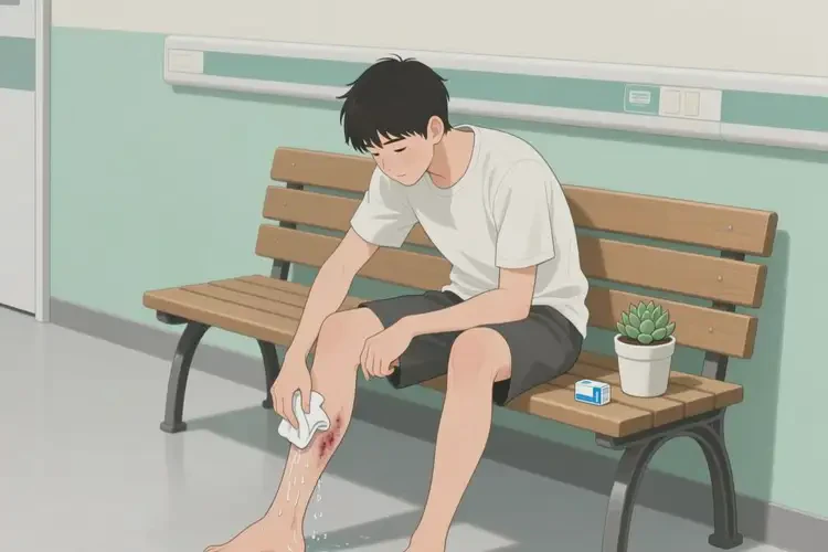 男生小腿上經常起濕疹可以徹底自愈嗎(圖1)