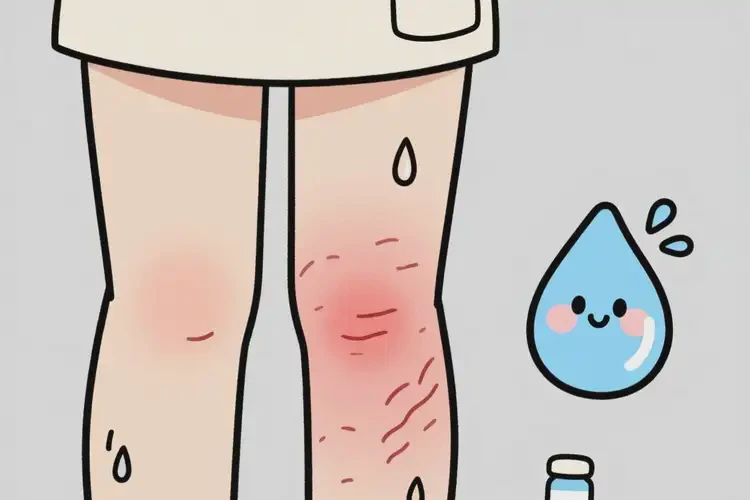 少兒大腿偶爾長(zhǎng)濕疹不管它會(huì)自己痊愈嗎(圖1)