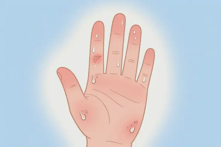 青少年手上偶爾長濕疹可不可以徹底自愈(圖1)